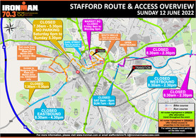 IRONMAN 70.3 Staffordshire Route and Road Access
