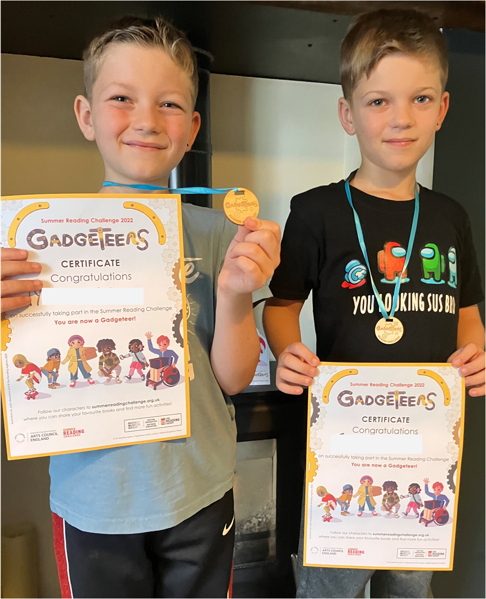 Summer Reading Challenge Completers