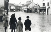 Image credit: Flooding at Newport Road and Bridge Street, Stafford, February 1946 (Image courtesy of Staffordshire Record Office and Peter Rogers)