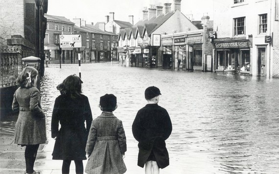 Photograph of flooding in Stafford