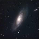 M106 Spiral Galaxy Taken by Perton Library Astronomy Group, using the Faulkes Telescope Robotic network