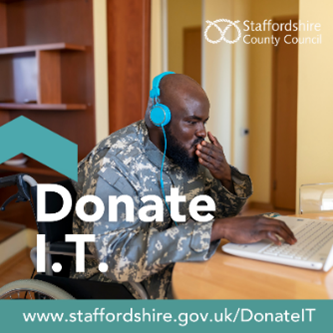 Man using a computer