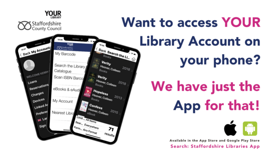 Staffordshire Libraries Mobile App