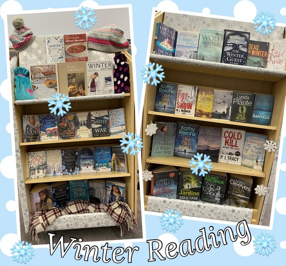 Winter Reading display