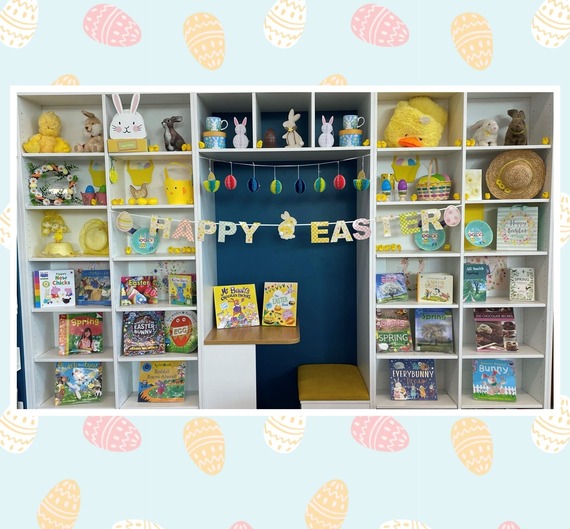 Easter Display at Codsall Library