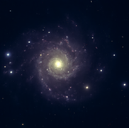 M74 Spiral Galaxy - Photo taken by Perton Library Astronomy Group using the Schools Observatory