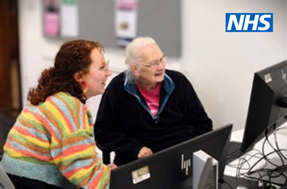 NHS Health App demonstration to people