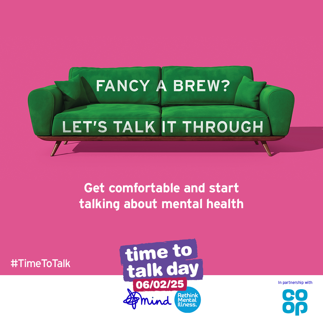 Time to Talk Day Sofa