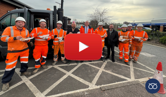 Spudman with highways crews