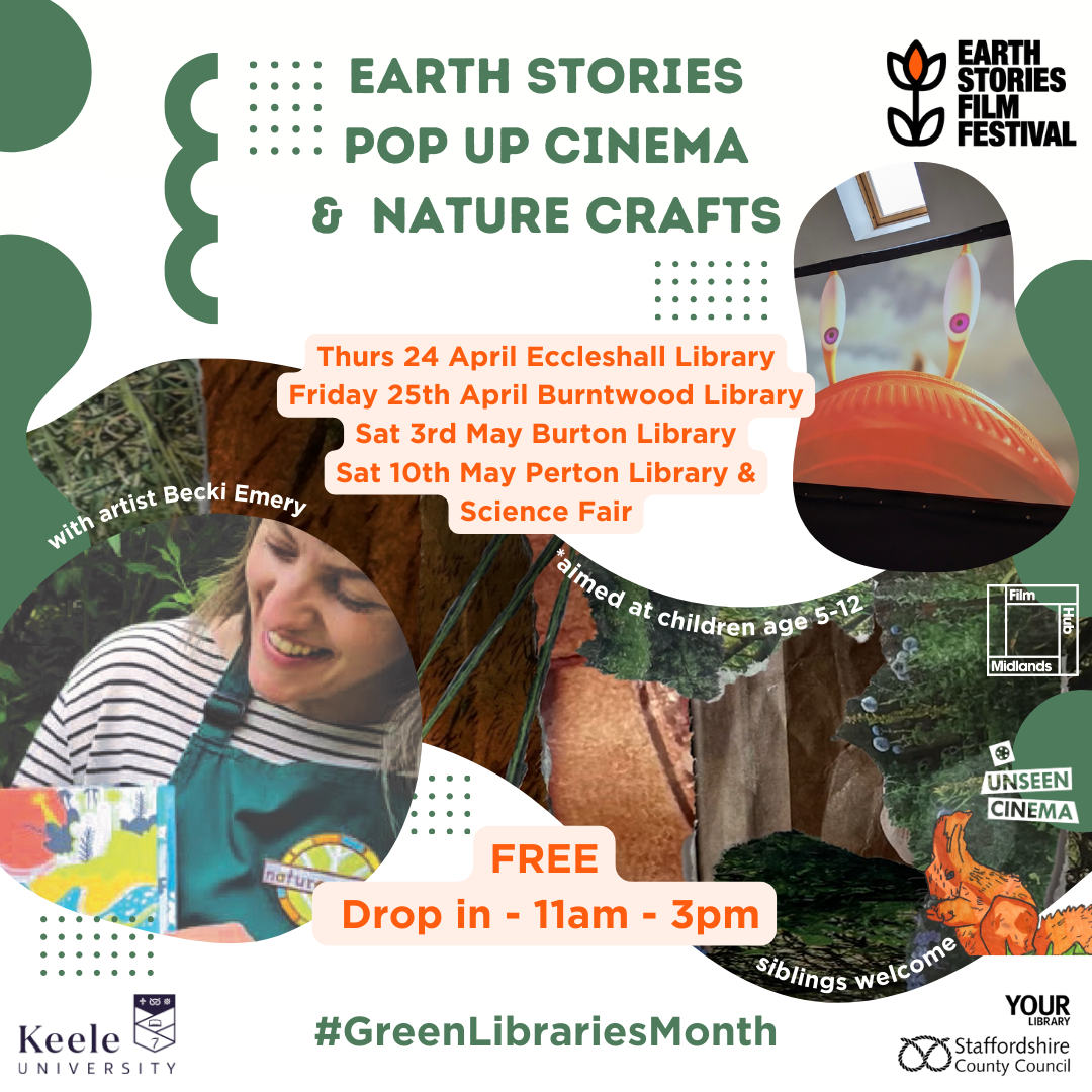 Earth Stories Pop Up Cinema and Nature Crafts