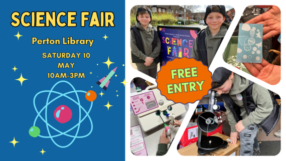 Perton Library Science Fair Collage