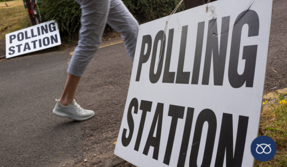 polling station sign