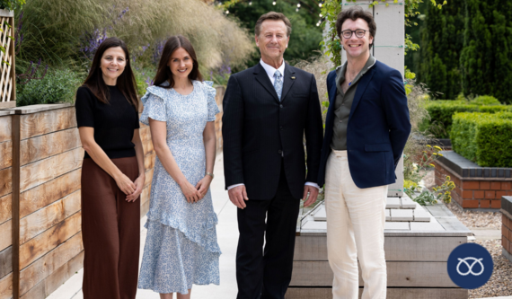 (Left to right) Louise Shaw and Louisa Shaw from We Are Staffordshire, Martin Murray and Jonny Shelton.