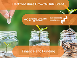 Hertfordshire Growth Hub Create growth programme logo