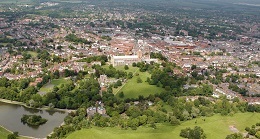 Aerial photo of St Albans