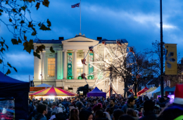 St Albans Christmas Cracker event in St Peters Street