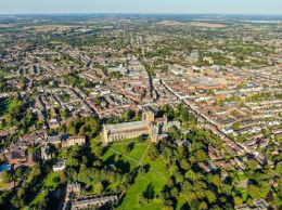 Aerial photo of St Albans