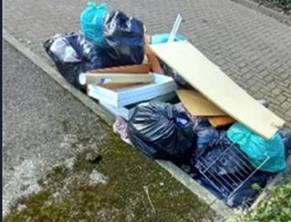 Fly-tip at Century Close