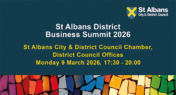 St Albans Business Summit promotional flyer
