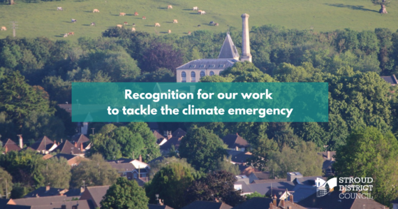 Recognition for our work to tackle the climate emergency