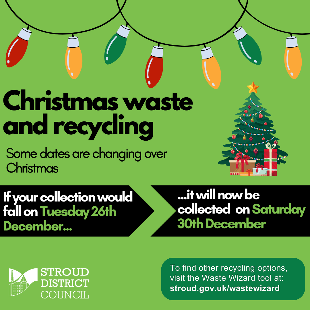 christmas waste and recycling dates 2023