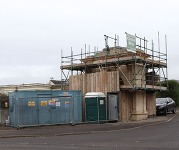Anti-Slavery Arch under restoration