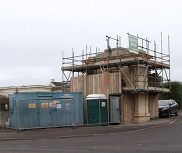 Anti-Slavery Arch under restoration