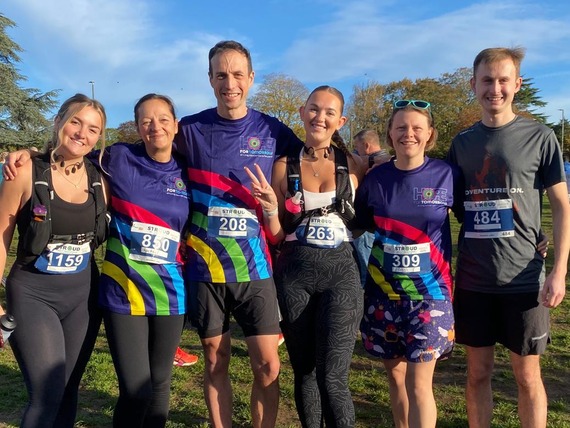 Some of the SDC staff who completed the Stroud Half Marathon for Hope for Tomorrow