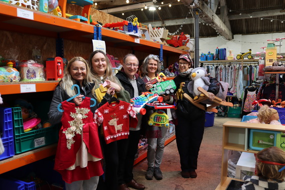 Stroud District Councillors at Kids Stuff