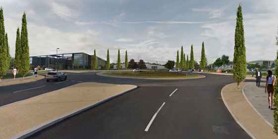 An artist's impression of the proposed A500 work