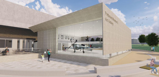 Artist's impression of the planned spitfire gallery