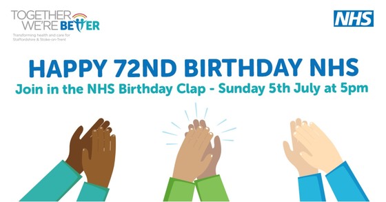 NHS 72nd birthday