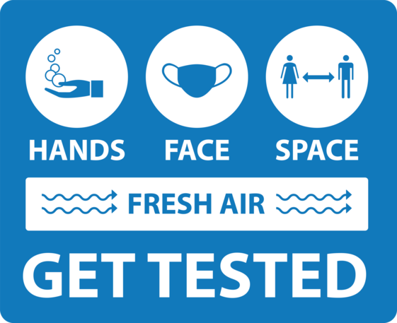 Hands Face Space Fresh Air get tested