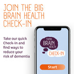 This is an image of the Alzheimers Research UK 'Think brain health check-in' campaign