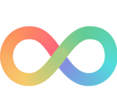 Rainbow infinity sign