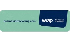 WRAP logo, alongside the words businessofrecycling.com and 'The BUsiness of Recycling'.