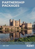 Front cover of Visit Kent Partnership Packages 2026-27 brochure