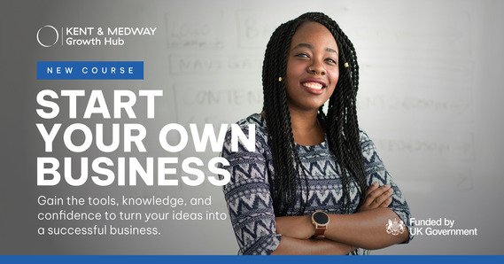 Start your own business event banner. Gain the tools, knowledge and confidence to turn your ideas into a successful business.