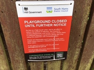 Play Parks Closed