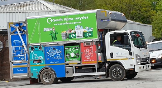 South Hams Small New Recycling Vehicle