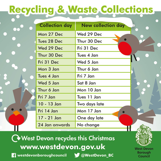 West Devon Waste Calendar