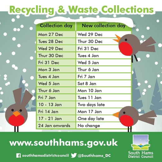 South Hams Waste Calendar 2022