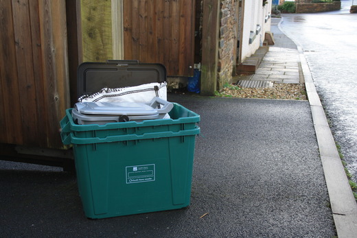 Recycling Container kerbside rollout boxes waste South Hams