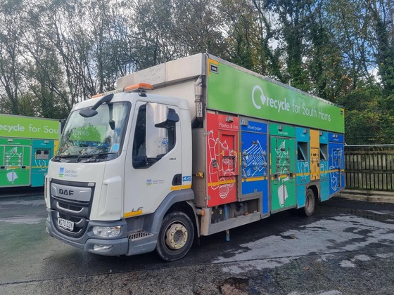 A picture of a South Hams Romaquip vehicle.