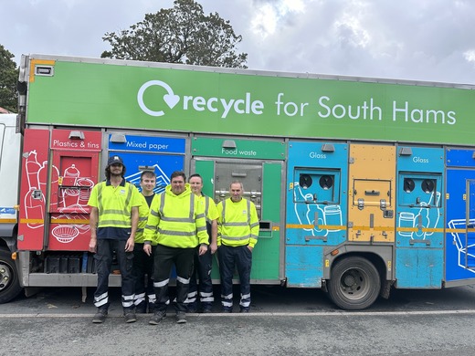 south hams waste recycling crew