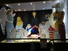 Dawlish nativity scene