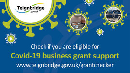 Check if you are eligible for Covid-19 business grant support.  www.teignbridge.gov.uk/grantchecker