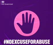 #NoExcuseForAbuse logo