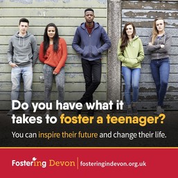 Do you have what it takes to foster a teenager - row of teenagers