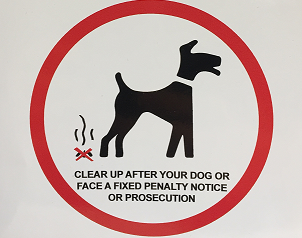 Dog PSPO warning notice